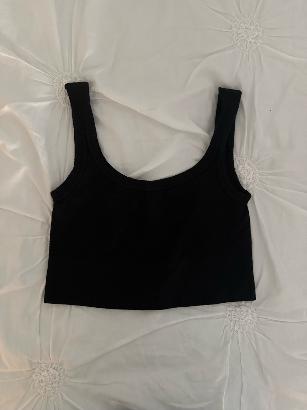 Black Ribbed Tank - Picture 2 of 2